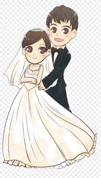 Wedding Invitation Bride Wedding Dress Marriage - Wedding Dress Cartoon Wedding Invitation Bride Wedding Dress Marriage - Wedding Dress Cartoon