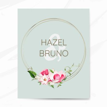 Wedding invitation card mockup vector | Free stock vector - 518749