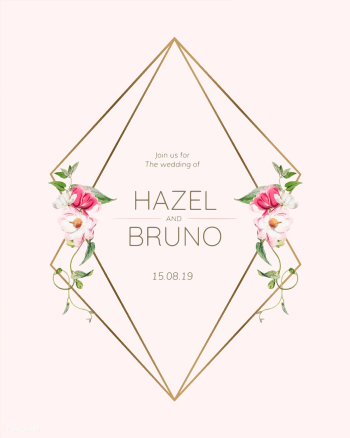Wedding invitation card mockup vector | Free stock vector - 518759