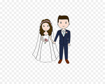 Wedding invitation Cartoon Drawing couple - Cartoon couple Wedding invitation Cartoon Drawing couple - Cartoon couple