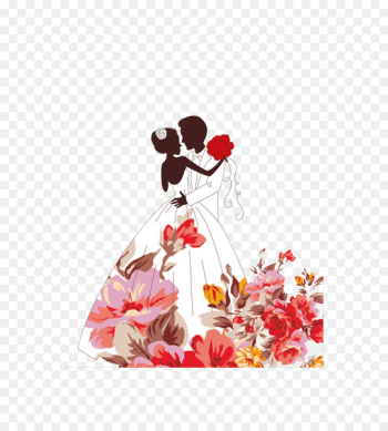 Wedding invitation Convite Greeting card - Hand-painted wedding 