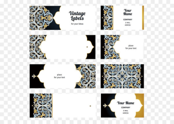 Wedding invitation Euclidean vector - Flower pattern business card 