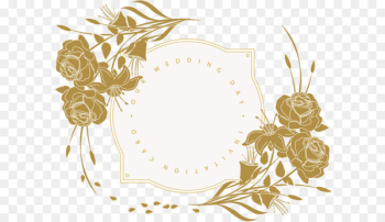 Wedding invitation Flower Floral design - Wedding Invitation Card 