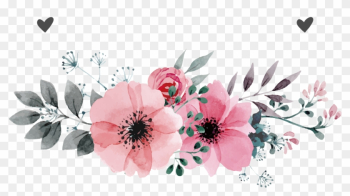Wedding Invitation Flower Pink Flowers Vector - Happy 50th Birthday: Birthday Party Guest Book [book]