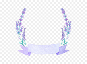 Wedding invitation French lavender Watercolor painting Flower - Beautiful lavender 