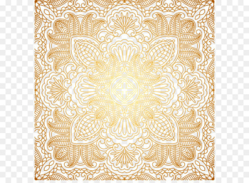 Wedding invitation Gold - Pattern shading 