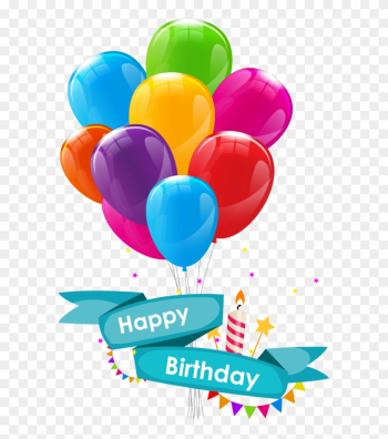 Wedding Invitation Happy Birthday To You Greeting Card - Happy Birthday Balloons Png