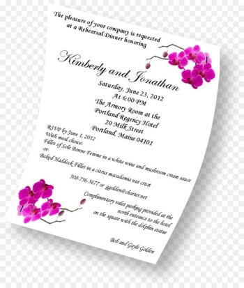 Wedding invitation Paper Greeting & Note Cards Convite - Invitation cards 