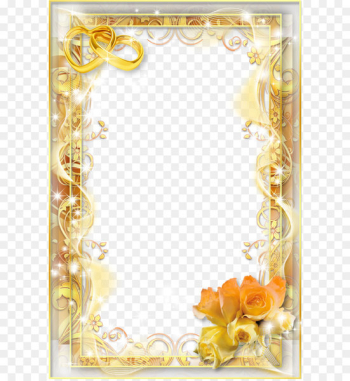 Wedding invitation Picture frame - Wedding frame PNG 