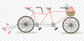 Wedding invitation Tandem bicycle Clip art - bicycles Wedding invitation Tandem bicycle Clip art - bicycles