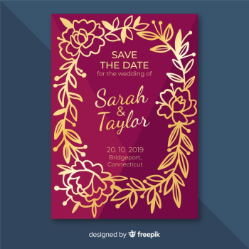 Wedding invitation template Wedding invitation template