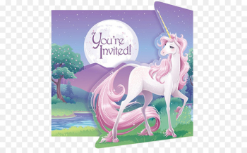 Wedding invitation Unicorn Party Paper Birthday - unicorn birthday 