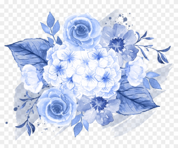 Wedding Invitation Watercolor Painting Flower Blue - Inspiredcases Wife, Mom, Boss - White Case - Iphone