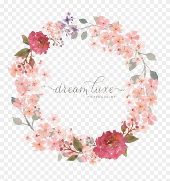 Wedding Invitation Watercolor Painting Wreath Clip - Easy Watercolor Flowers Wreath Wedding Invitation Watercolor Painting Wreath Clip - Easy Watercolor Flowers Wreath