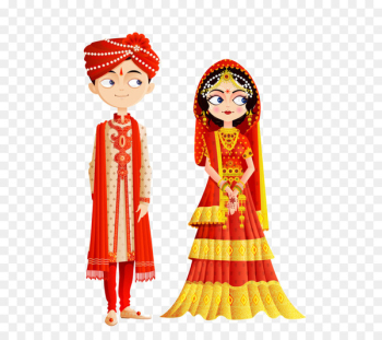 Wedding invitation Weddings in India Bride Hindu wedding Clip art - indian wedding 