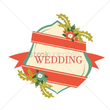 Wedding label