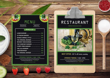 Wedding Menu Design | eyMockup