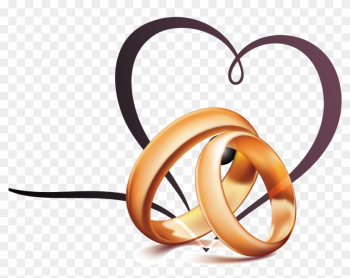 Wedding Ring Diamond Jewellery - Heart Wedding Ring Png