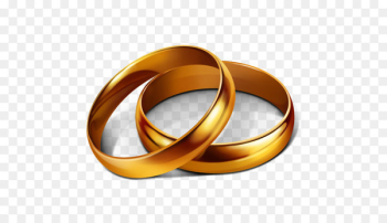 Wedding ring Engagement ring Wedding invitation Clip art - Wedding golden rings PNG image 