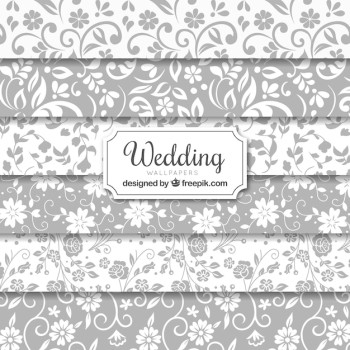 Wedding Seamless backgrounds Collection Wedding Seamless backgrounds Collection