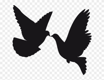 Wedding Silhouette Bride Clip Art - Silueta De Paloma Volando Wedding Silhouette Bride Clip Art - Silueta De Paloma Volando