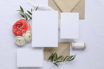 Wedding Stationery Mockup - Invite - Cora Wedding Stationery Mockup - Invite - Cora