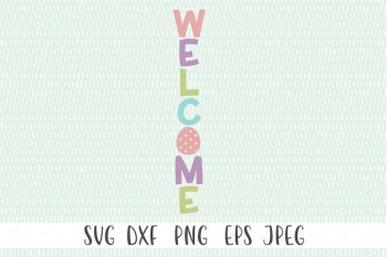 Welcome Easter Sign - Front Porch Sign Welcome Easter Sign - Front Porch Sign