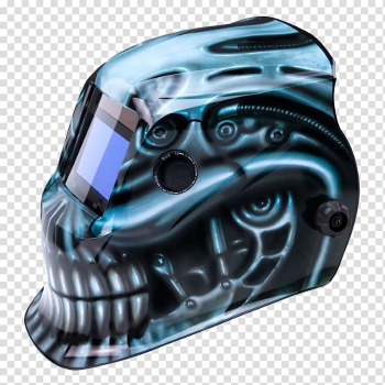 Welding helmet Solar power Lens, Cold skull helmet helmet transparent background PNG clipart