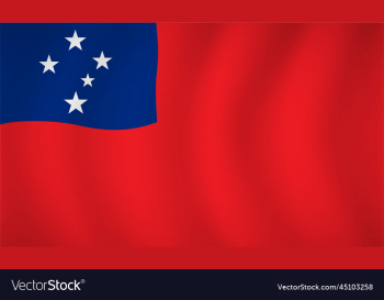 western samoa flag background