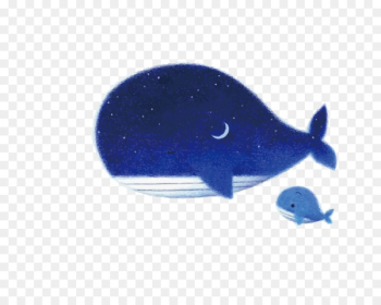 Whale Art painting Illustration - Vector blue whale Whale Art painting Illustration - Vector blue whale