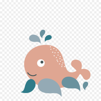 Whale Childhood Wakaba Nursery Sticker - whale Whale Childhood Wakaba Nursery Sticker - whale