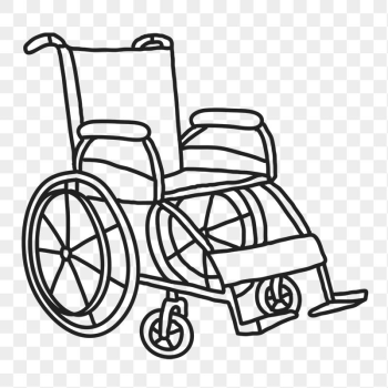 Wheelchair png sticker, hospital, transparent | Free PNG Illustration - rawpixel