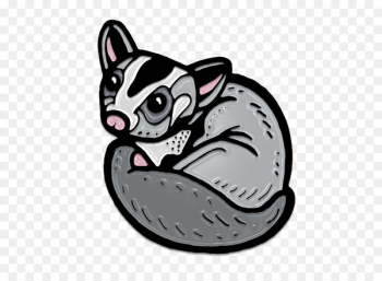 Whiskers Lapel pin Sugar glider Dog - Pin Whiskers Lapel pin Sugar glider Dog - Pin