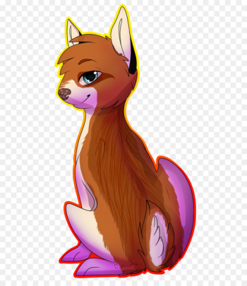 Whiskers Red fox Cat Horse Illustration - cat Whiskers Red fox Cat Horse Illustration - cat