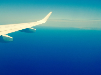 White Airplane Wing White Airplane Wing