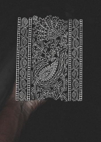 white and black floral cloth white and black floral cloth