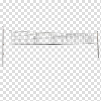 White and black sport net art, Rectangle Line, volleyball net transparent background PNG clipart