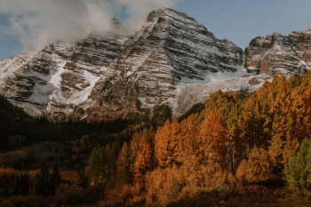 White And Brown Mountain White And Brown Mountain
