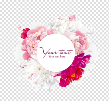 White and pink floral illustrations, Flower Peony , peony transparent background PNG clipart