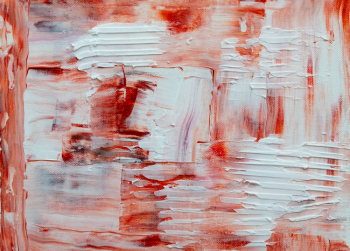 White and Red Abstract Painting White and Red Abstract Painting