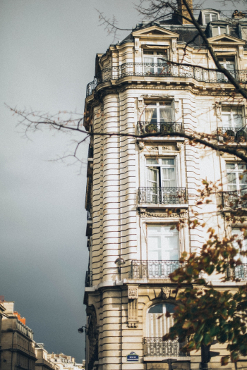 White Apartment Building White Apartment Building