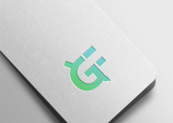White Back Paper Logo Mockup