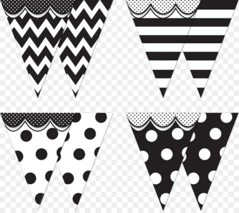 White Banner Black Classroom - pennants White Banner Black Classroom - pennants