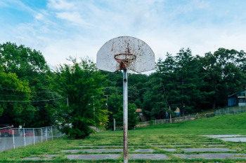 White Basketball Hoop White Basketball Hoop