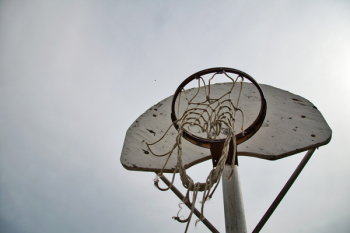 White Basketball Hoop White Basketball Hoop