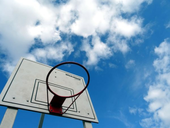 White Basketball Hoop White Basketball Hoop