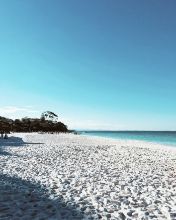 White Beach Sand and Shoreline White Beach Sand and Shoreline