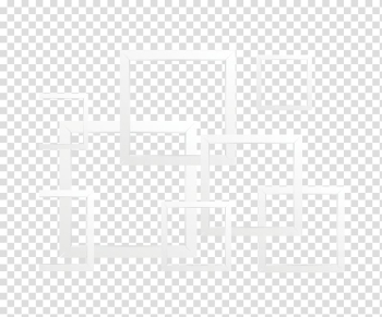 White Black Pattern, Square Frame transparent background PNG clipart