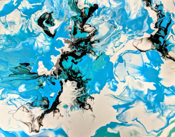 White, Blue, and Black Abstract Wallpaper White, Blue, and Black Abstract Wallpaper