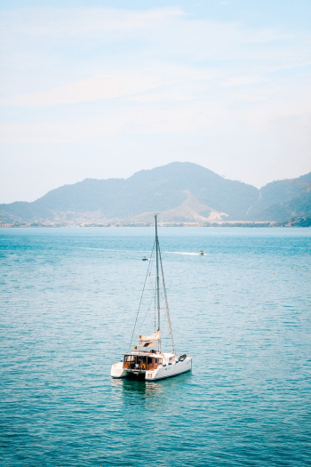 White Boat On Body Of Water White Boat On Body Of Water